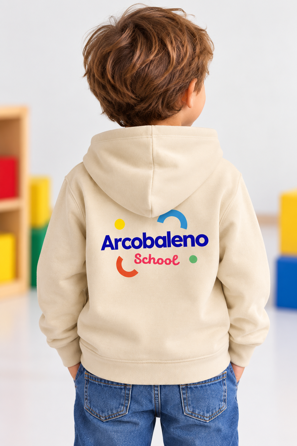 Felpa Arcobaleno School - immagine 2